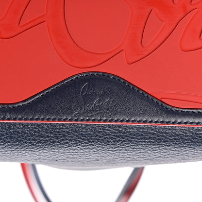 Christian Louboutin Calfskin Spikes East West Cabata Tote Navy 7 of 18