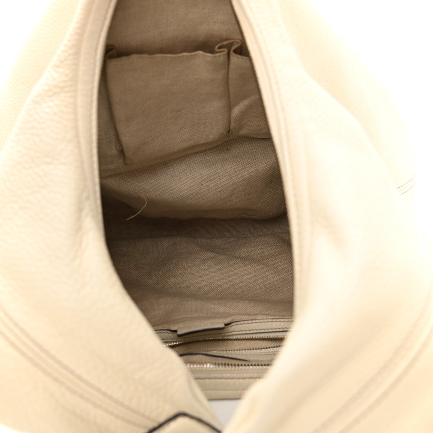 Cellarius Calfskin Soho Hobo Mystic White