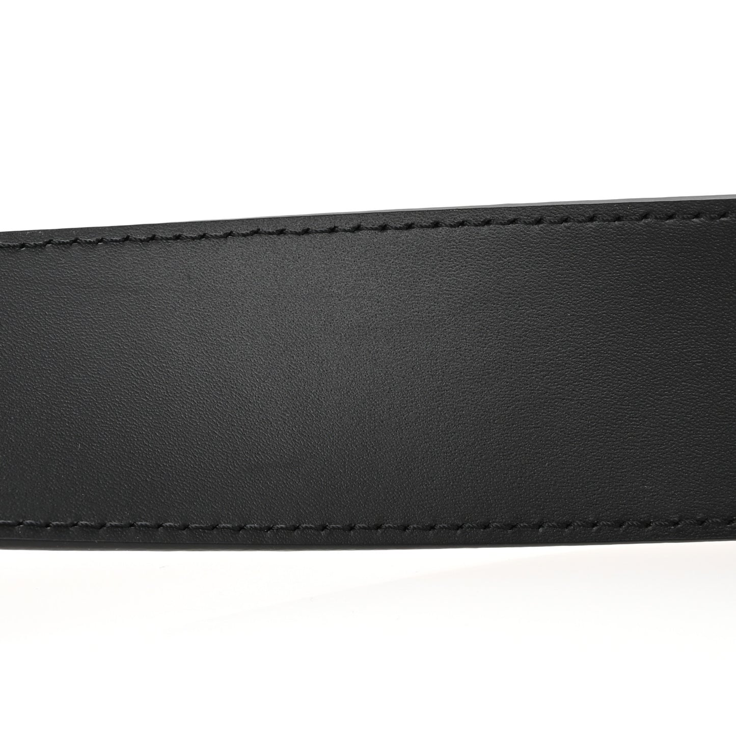 Taurillon Calfskin 40mm LV Initiales Reversible Belt 110 44 Black