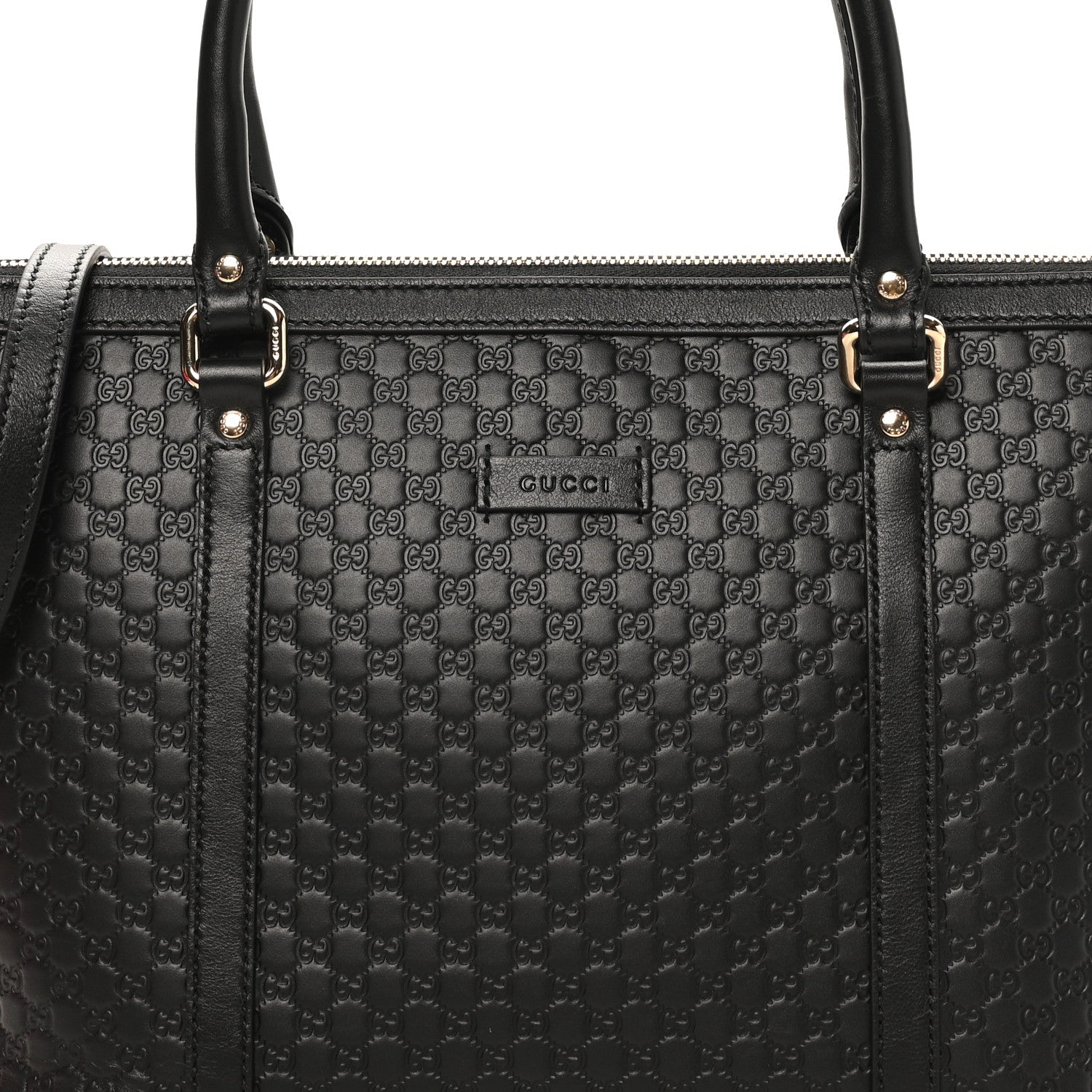 Gucci Soft Microguccissima Small Zippered Satchel Black 8 of 10