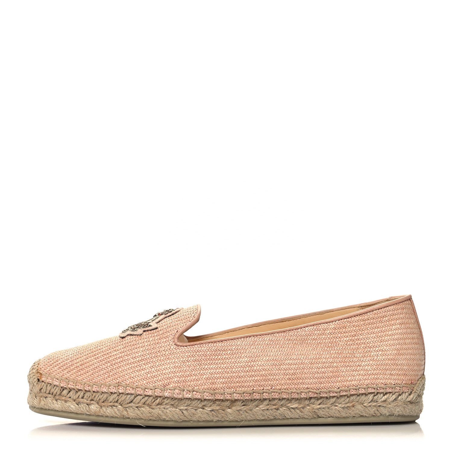 Christian Louboutin Nanou Orlato Donna Espadrilles 39 Paille Croisette 1 of 10