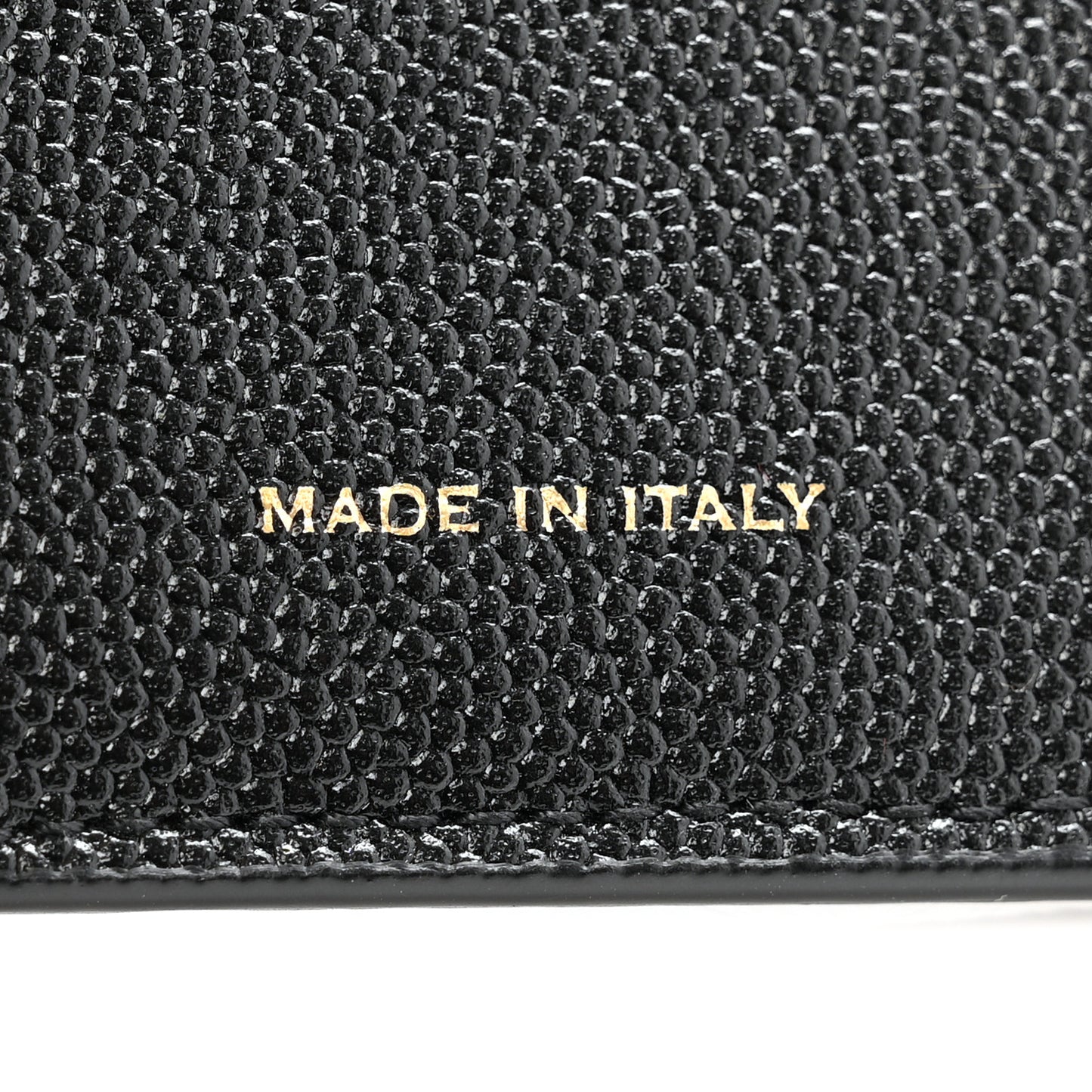 Grain De Poudre Monogram Bi-Fold Wallet Black
