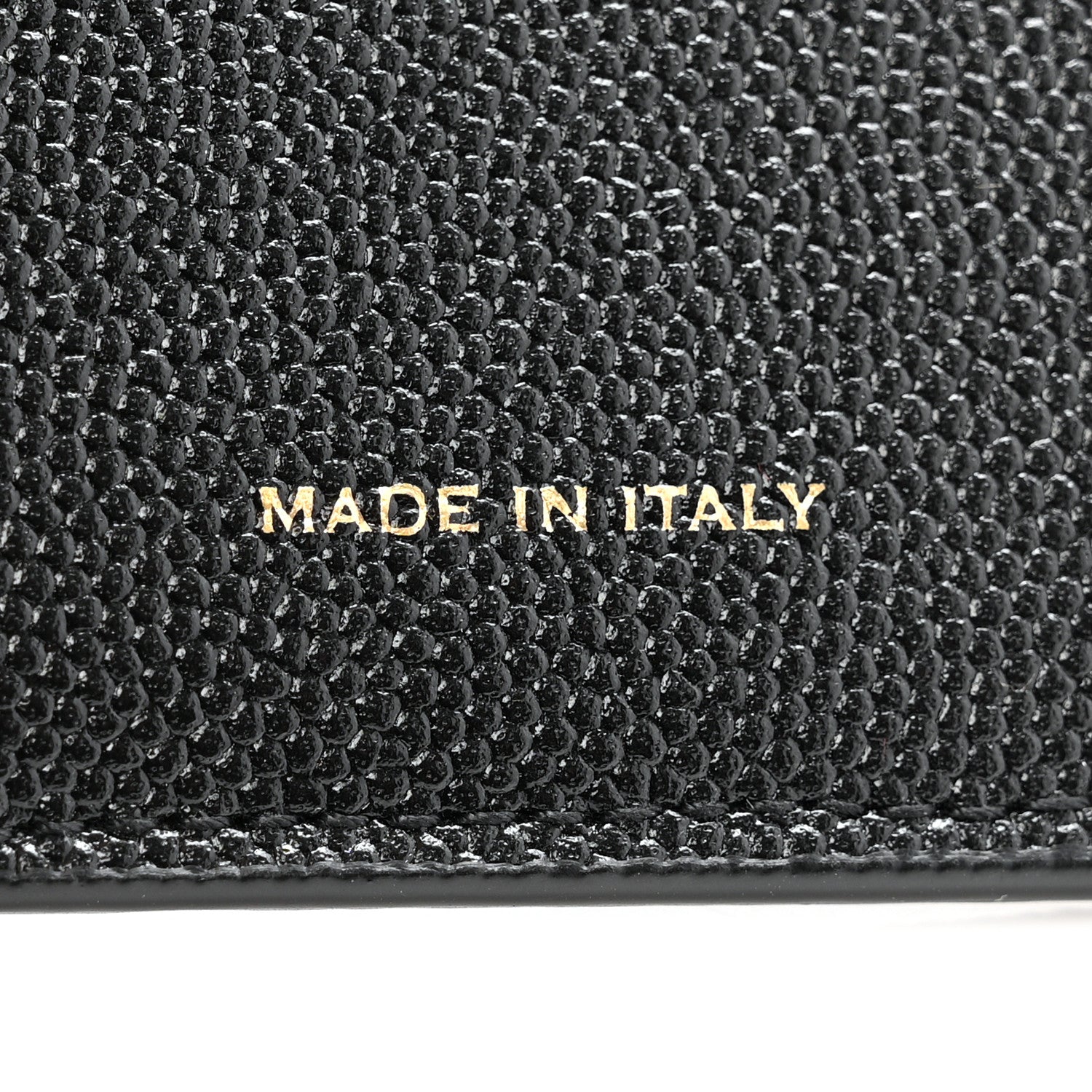 Saint Laurent Grain De Poudre Monogram Bi-Fold Wallet Black 7 of 11