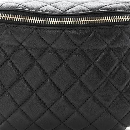 Chanel Calfskin Quilted Banane Waist Bag Fanny Pack Black 8 of 10
