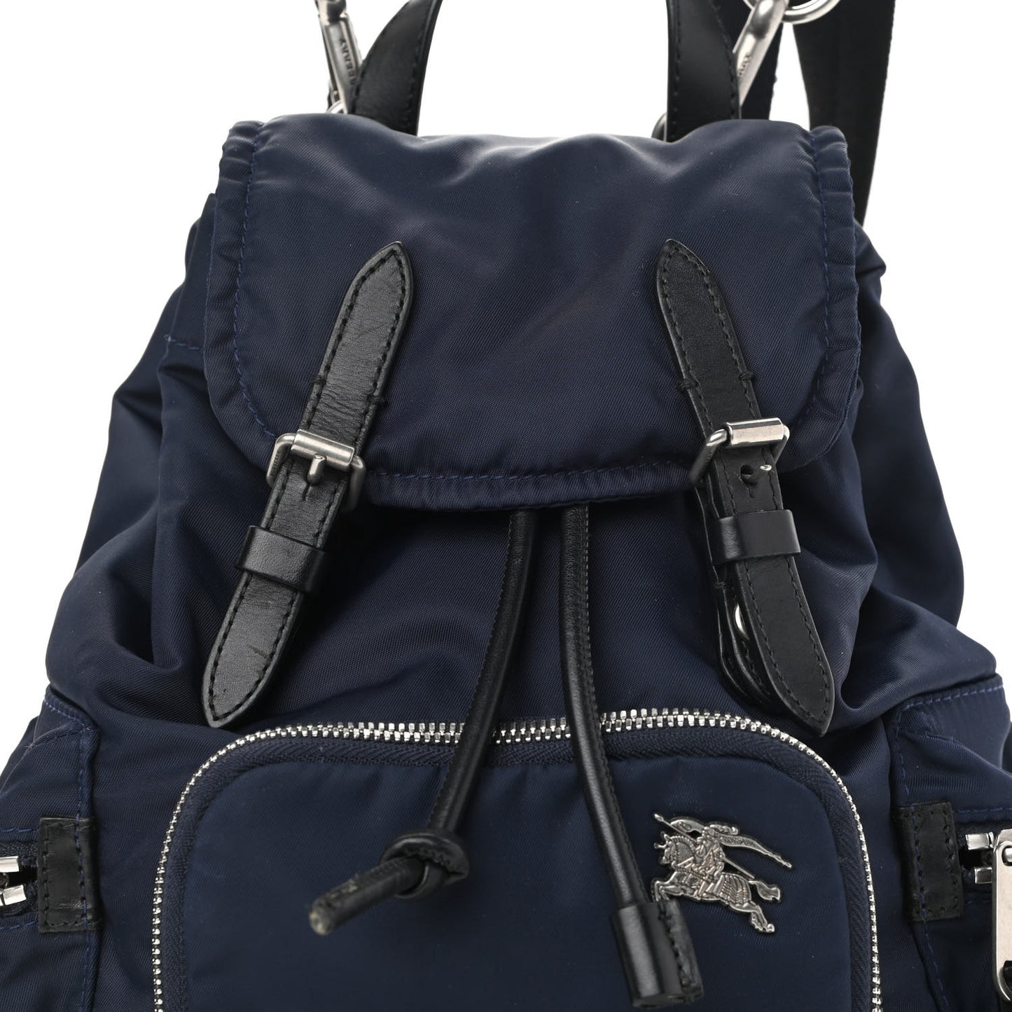 Nylon Puffer Small Rucksack Backpack Blue