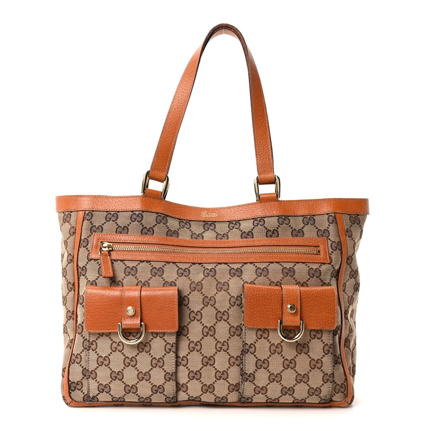 Monogram Abbey D Ring Tote Tan