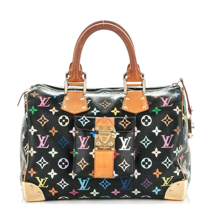 Louis Vuitton Monogram Multicolor Speedy 30 Black 1 of 7