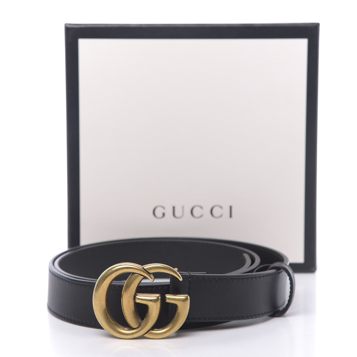 Calfskin Double G 30mm Belt 95 38 Black