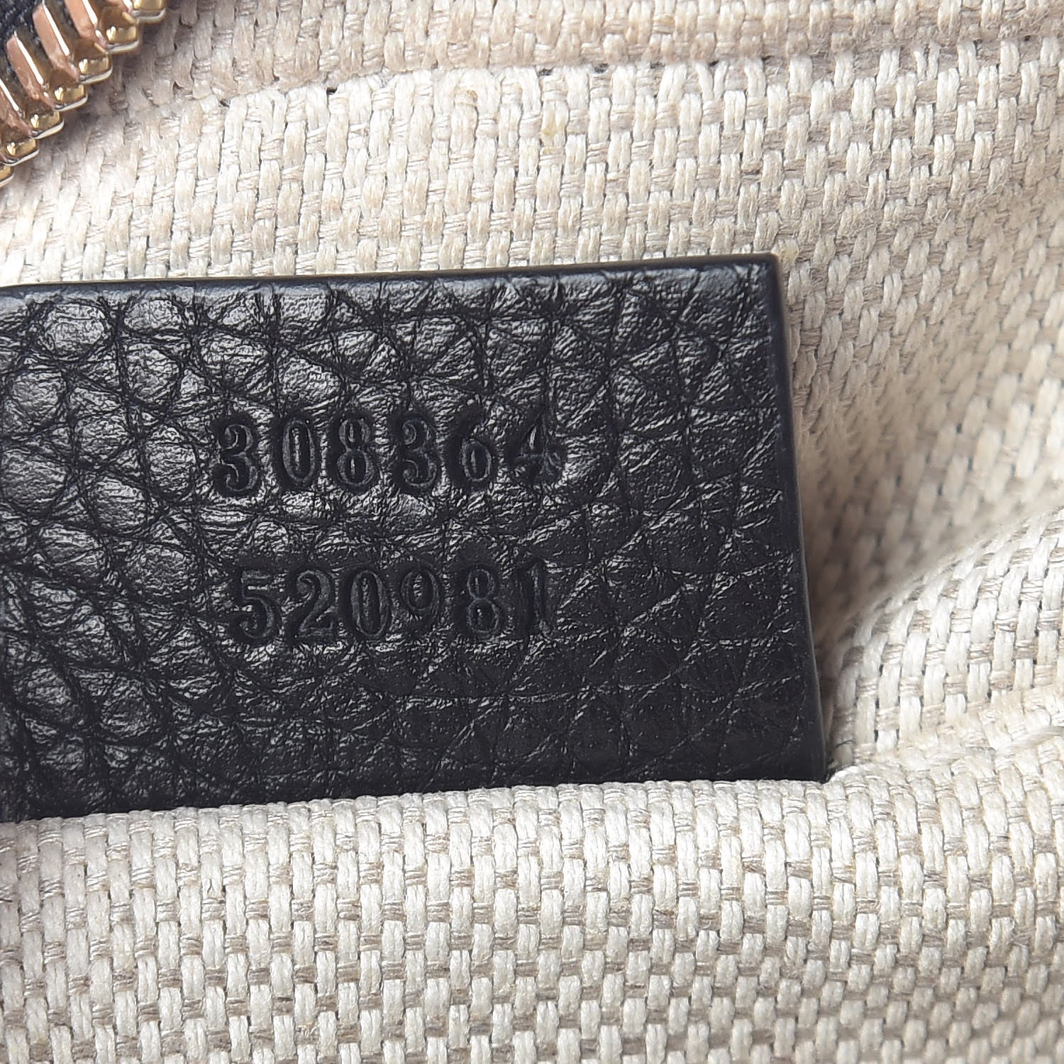 Gucci Pebbled Calfskin Small Soho Disco Bag Black 7 of 16
