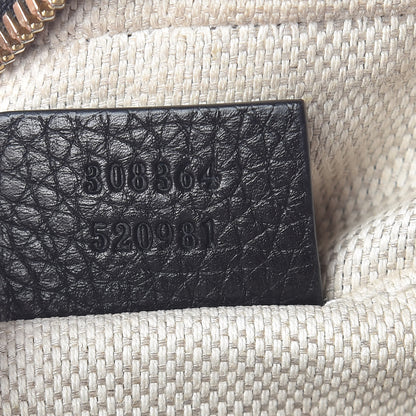 Gucci Pebbled Calfskin Small Soho Disco Bag Black 7 of 16