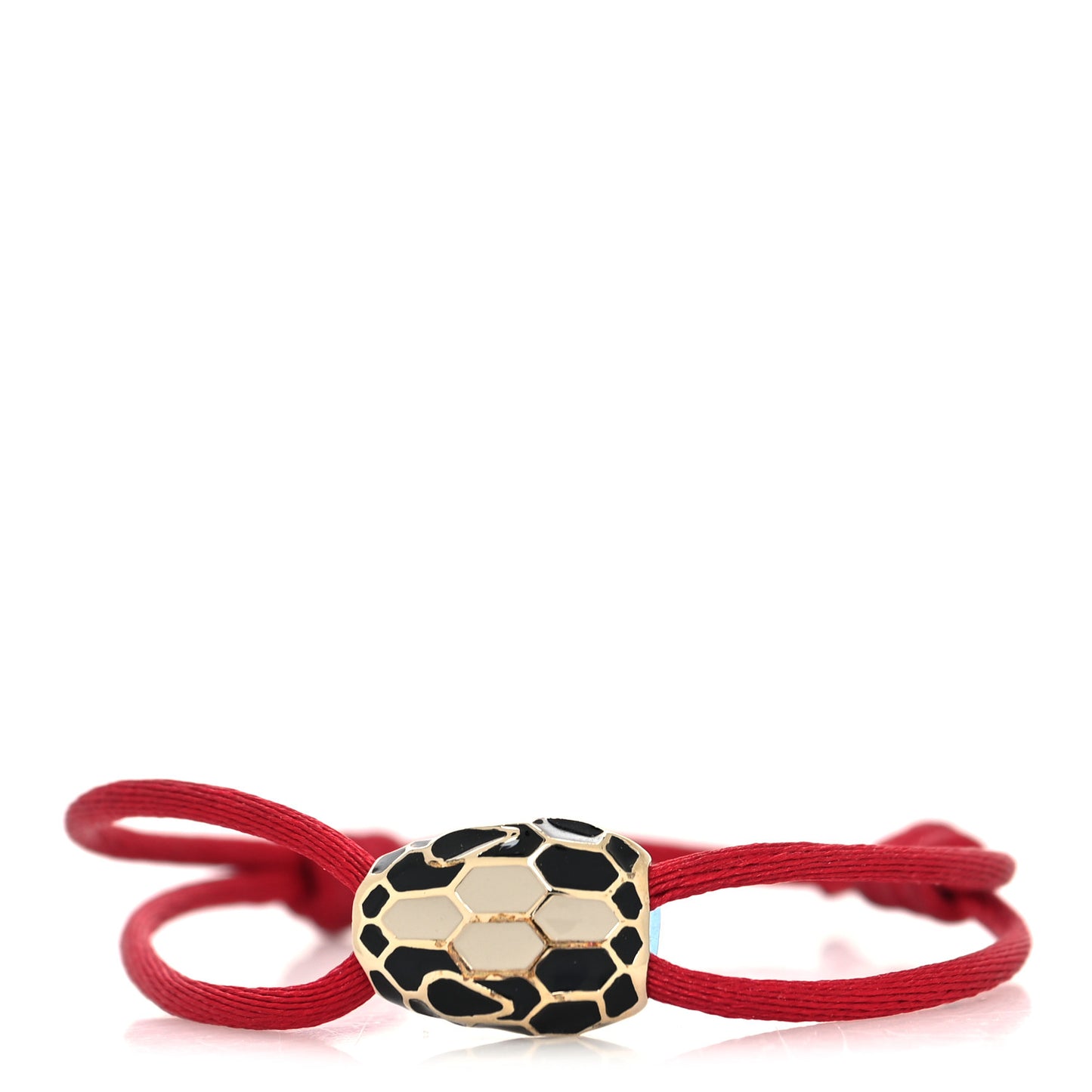Fabric Serpenti Forever Bracelet Red