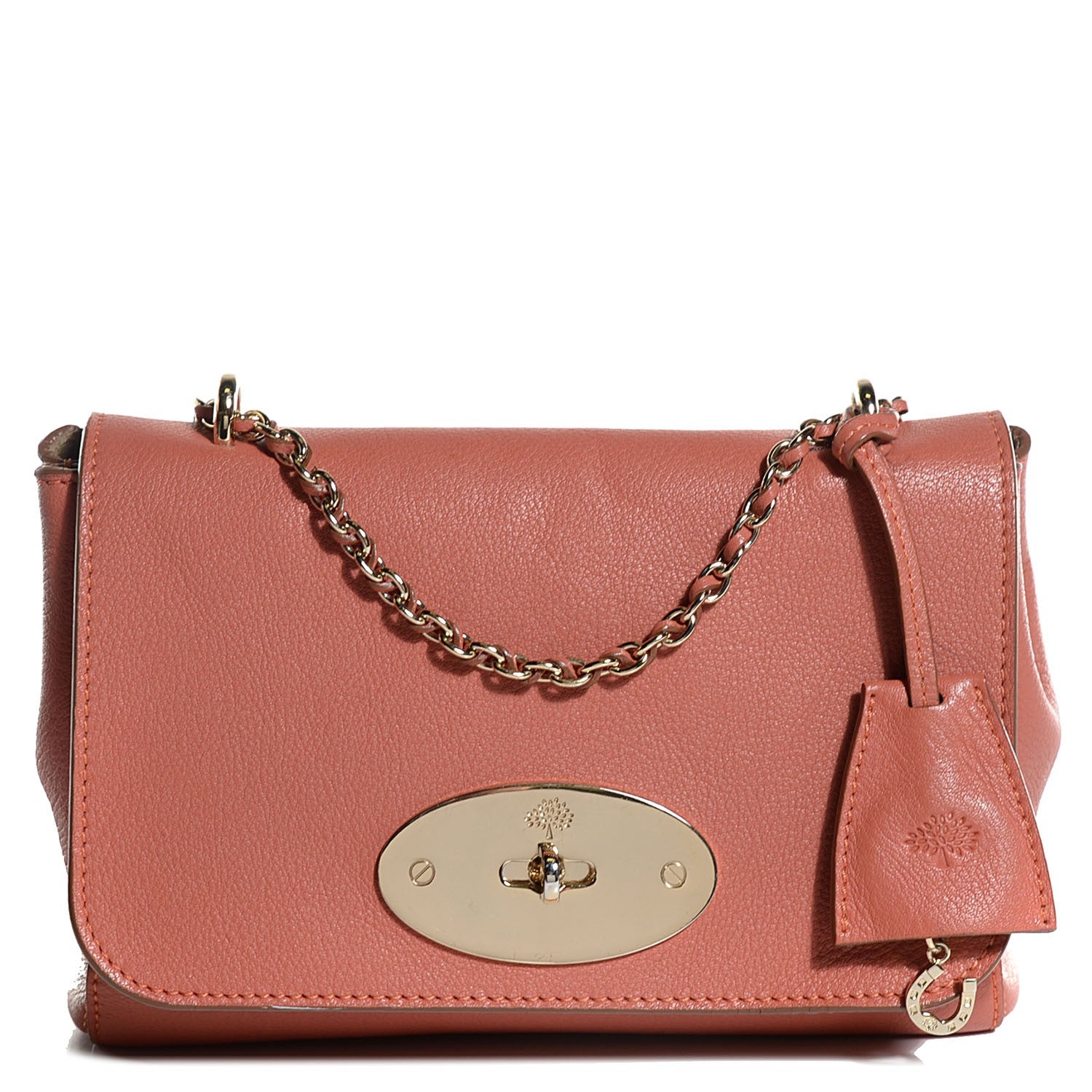 Mulberry Smooth Matte Leather Lily Flap Burnt Peach 1 of 11