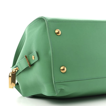 Saint Laurent Calfskin Medium Classic Y Cabas Green 8 of 13