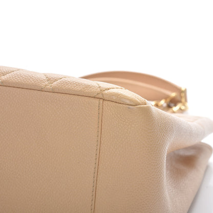 Chanel Caviar Quilted Grand Shopping Tote GST Beige Clair 9 of 12