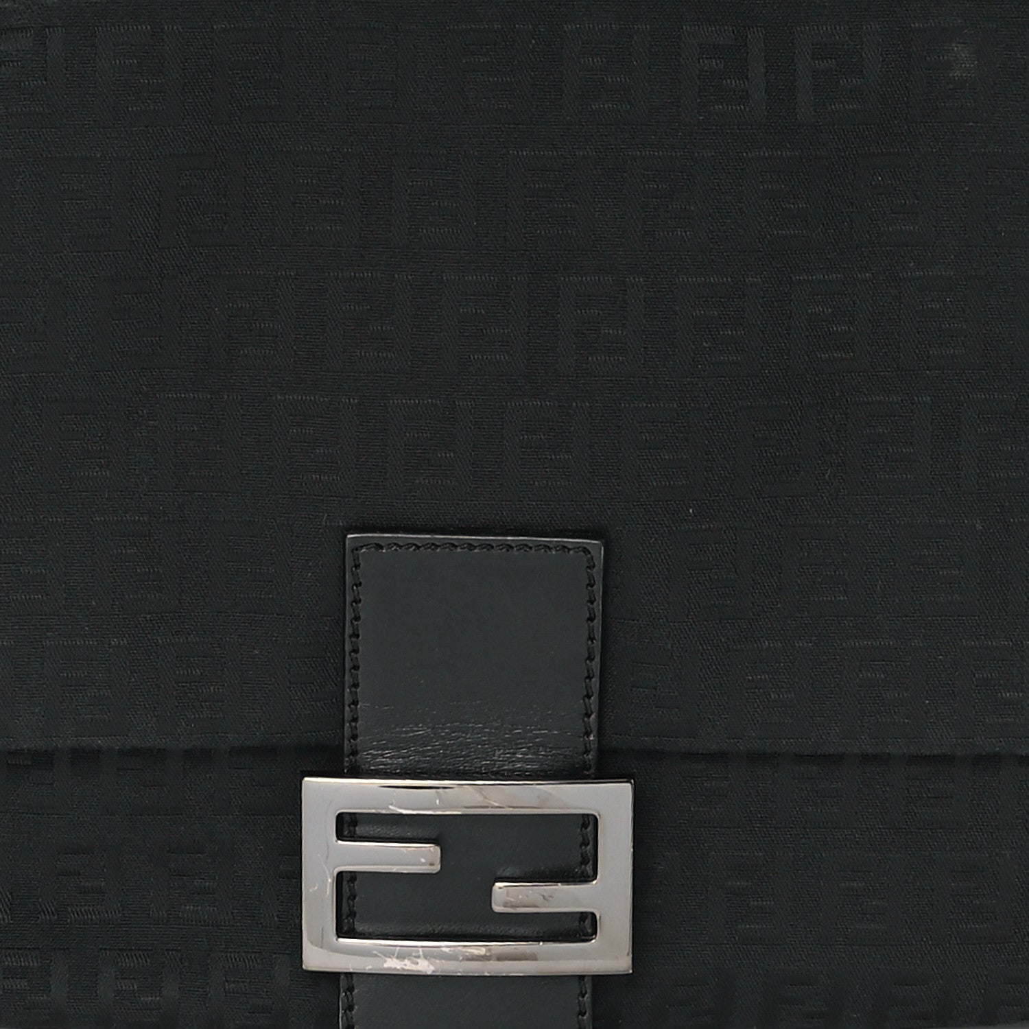 Fendi Zucchino Mama Baguette Black 8 of 14