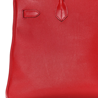 Hermes Epsom Birkin 35 Rouge Casaque 11 of 16