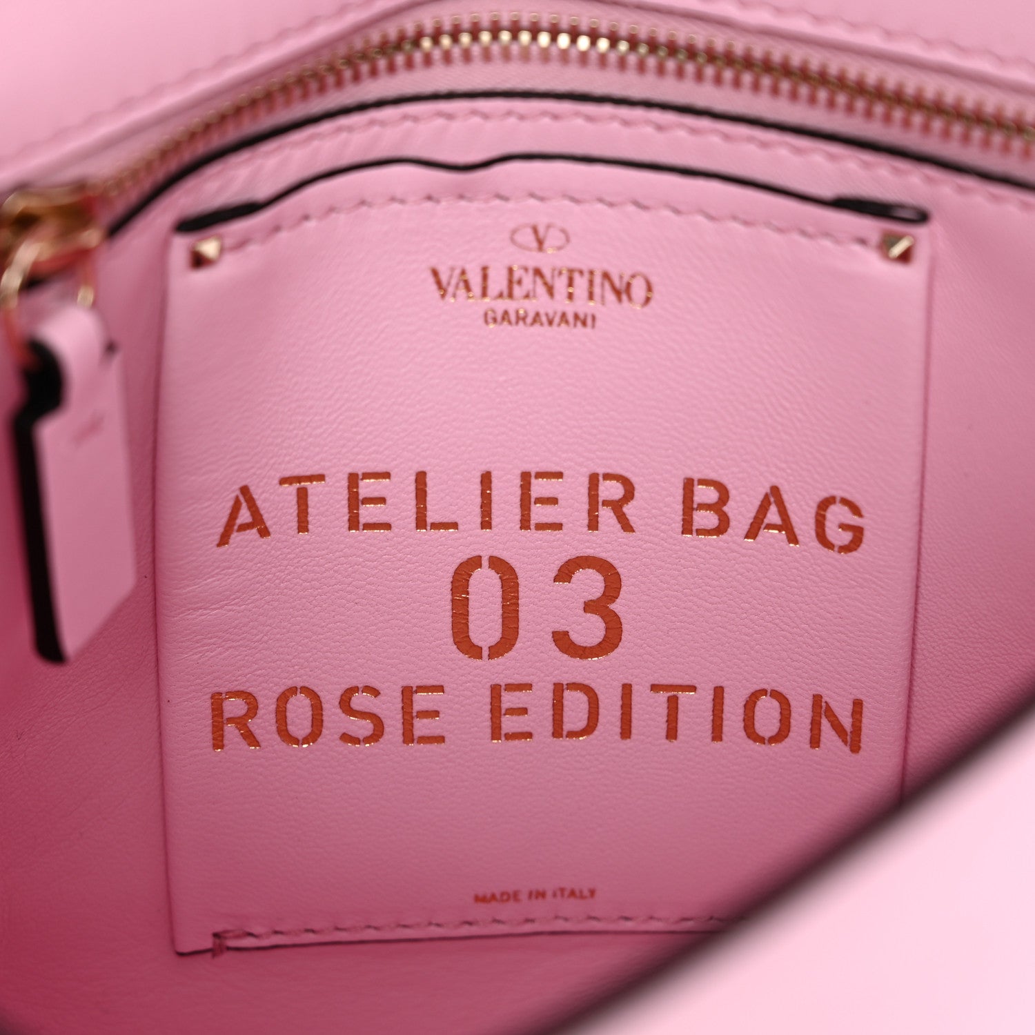 Valentino Garavani Nappa Atelier 03 Rose Edition Small Flap Crossbody Bag Pink Borealis 6 of 10