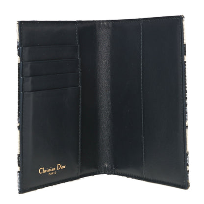 Christian Dior Oblique Bi-Fold Card Holder Blue 5 of 15