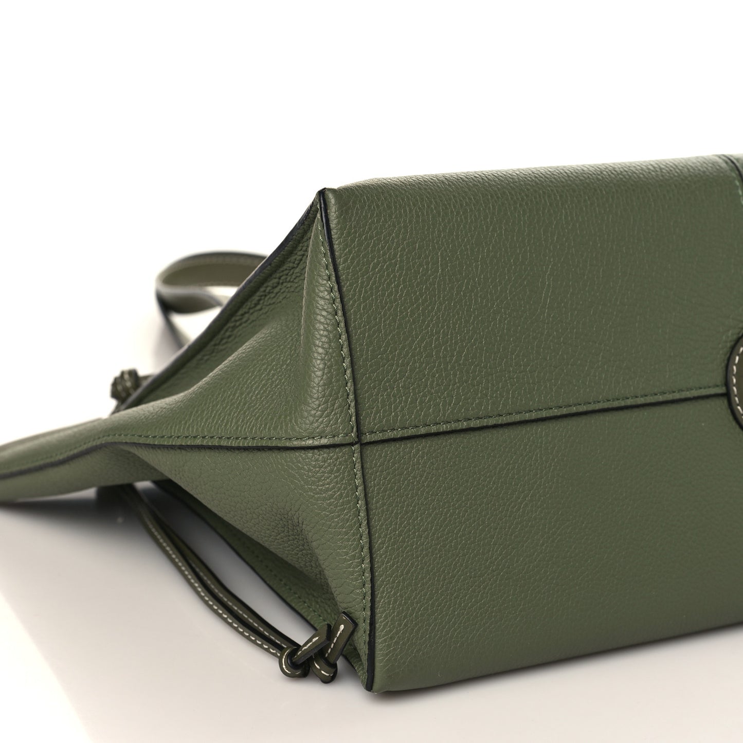 Soft Grained Calfskin Small Cushion Tote Avocado