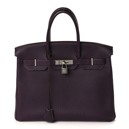 Hermes Togo Birkin 35 Raisin 1 of 9