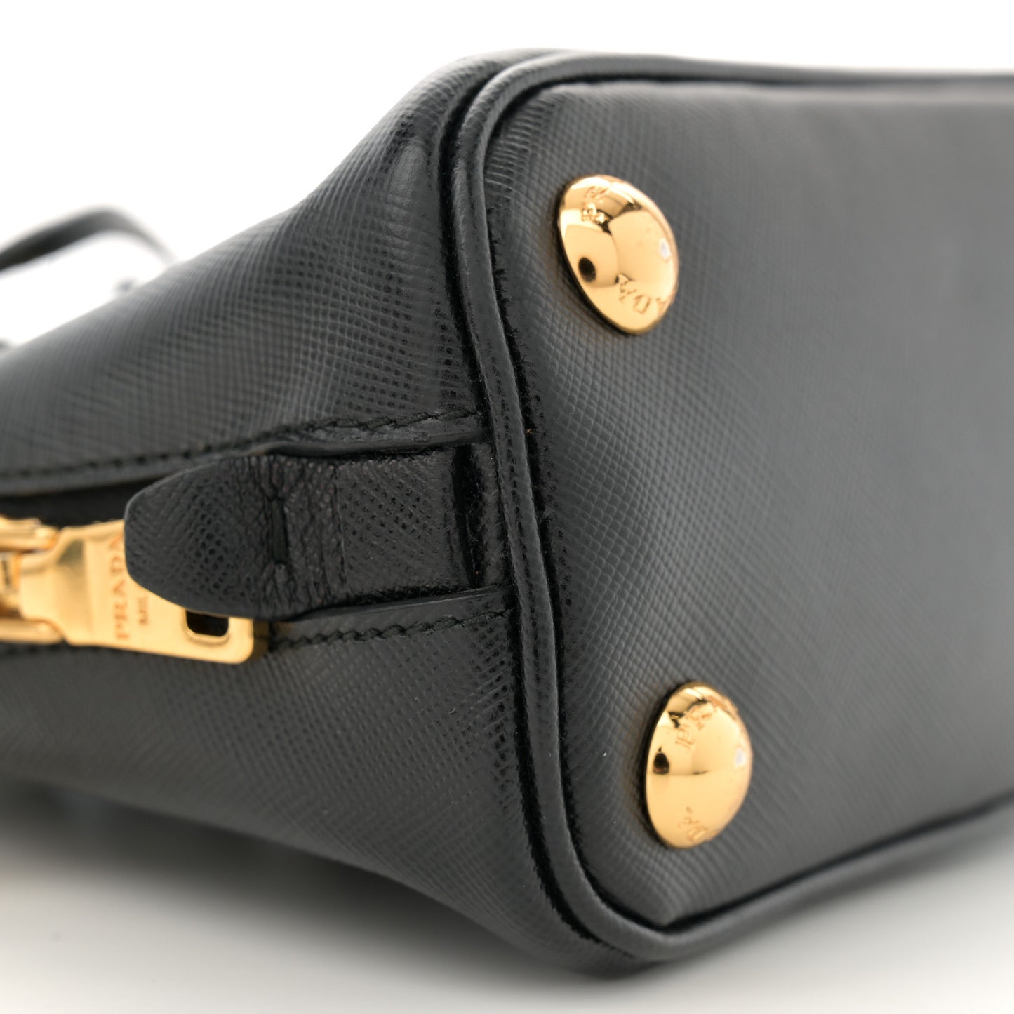 Saffiano Lux Mini Promenade Tote Black