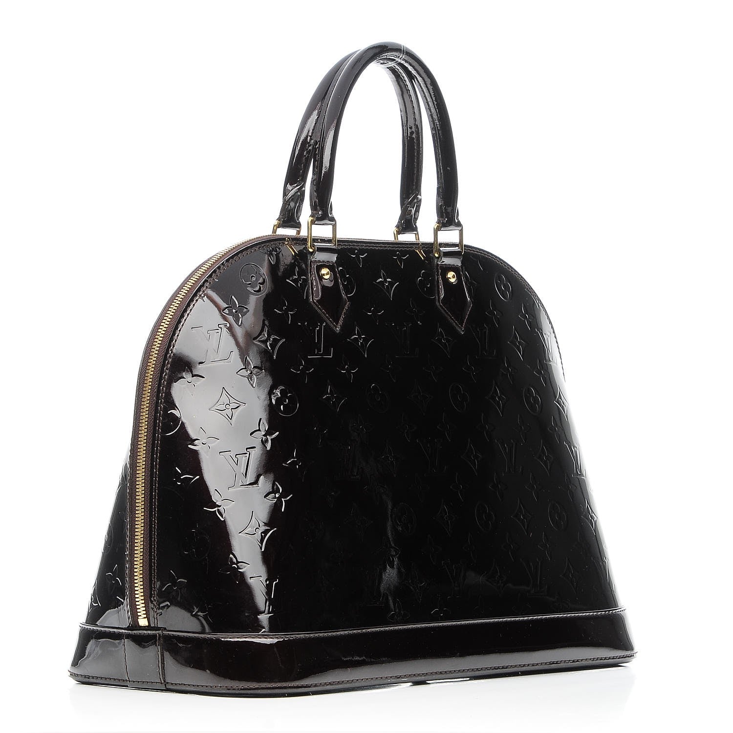 Louis Vuitton Vernis Alma GM Amarante 3 of 7