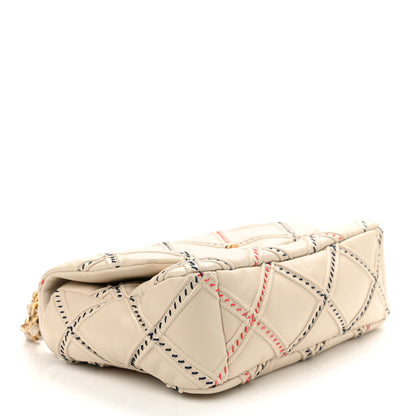 Chanel Lambskin Mixed Fibers Quilted Medium Chanel 19 Flap Beige 4 of 11