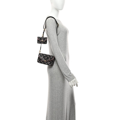 Louis Vuitton Monogram Fall For You Felicie Strap & Go Black 2 of 9
