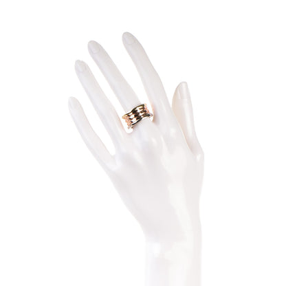 Bulgari 18K Rose White Yellow Gold B.Zero1 Four-Band Ring 54 7 2 of 4