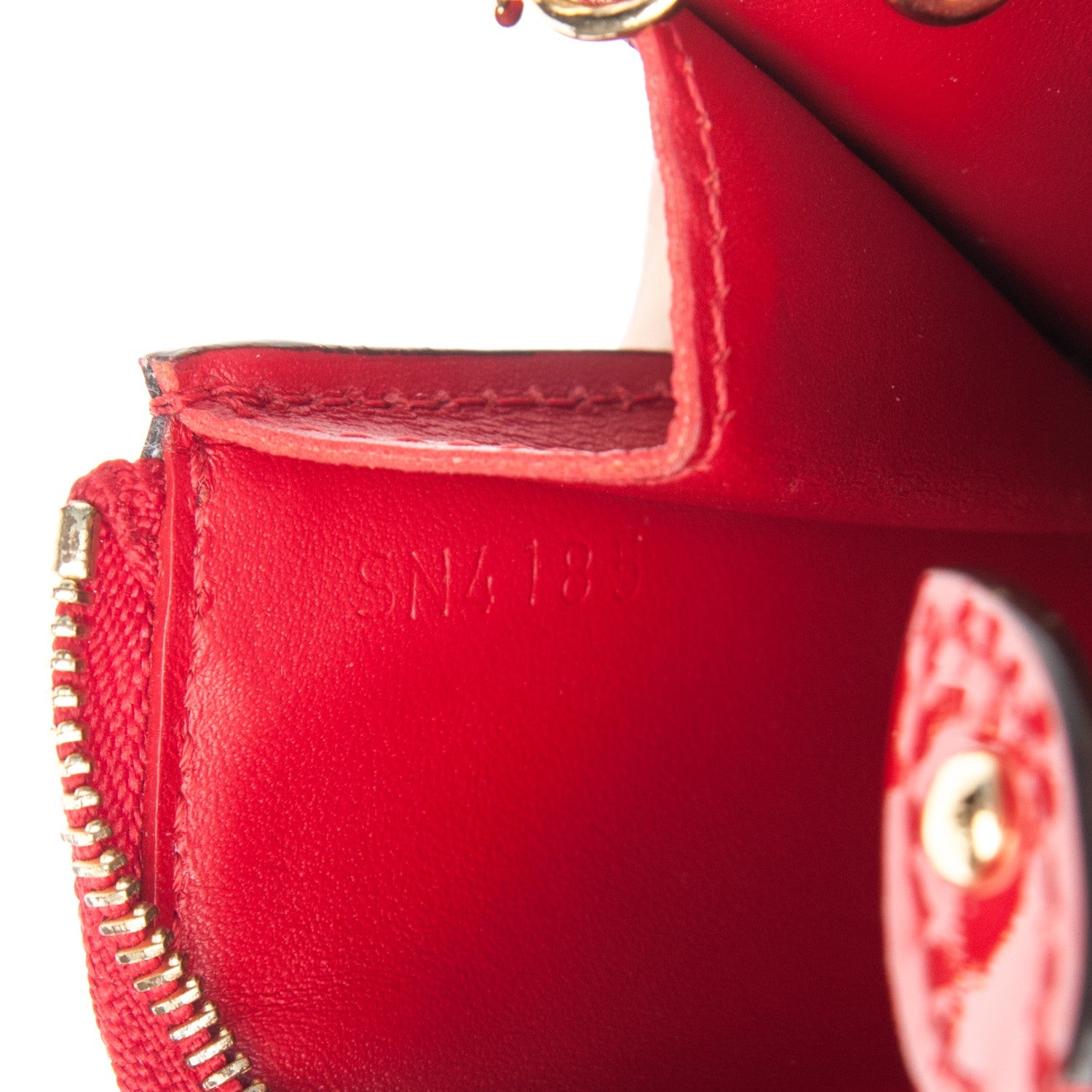 Louis Vuitton Vernis Key Pouch Cherry 7 of 7