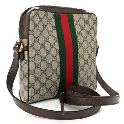 Gucci GG Supreme Monogram Web Small Ophidia Messenger Bag Brown 3 of 10