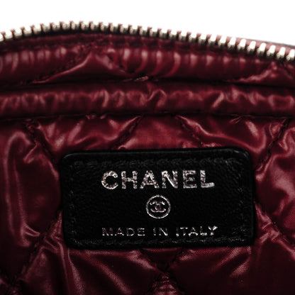 Chanel Lambskin Quilted Large Toiletry Case Black 7 of 7