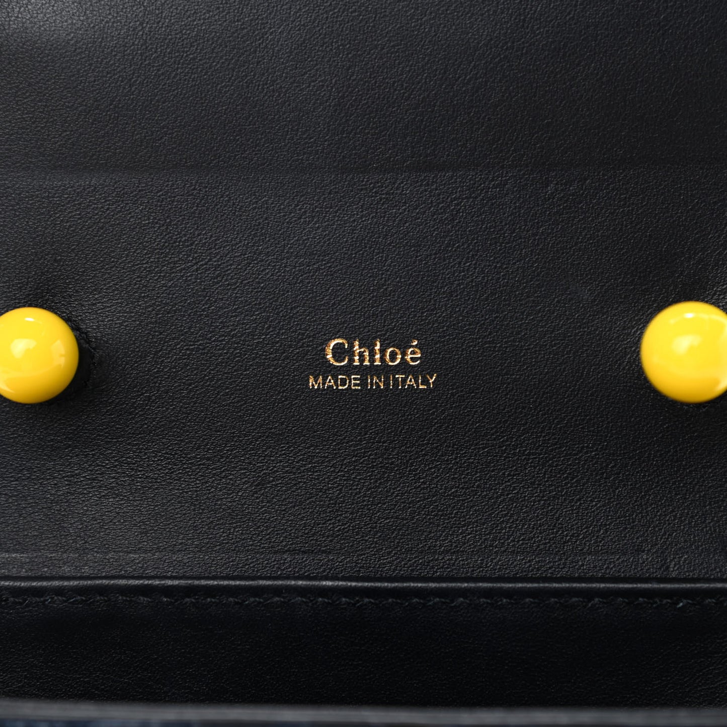 Calfskin Crocodile Embossed Small Aby Lock Full Blue