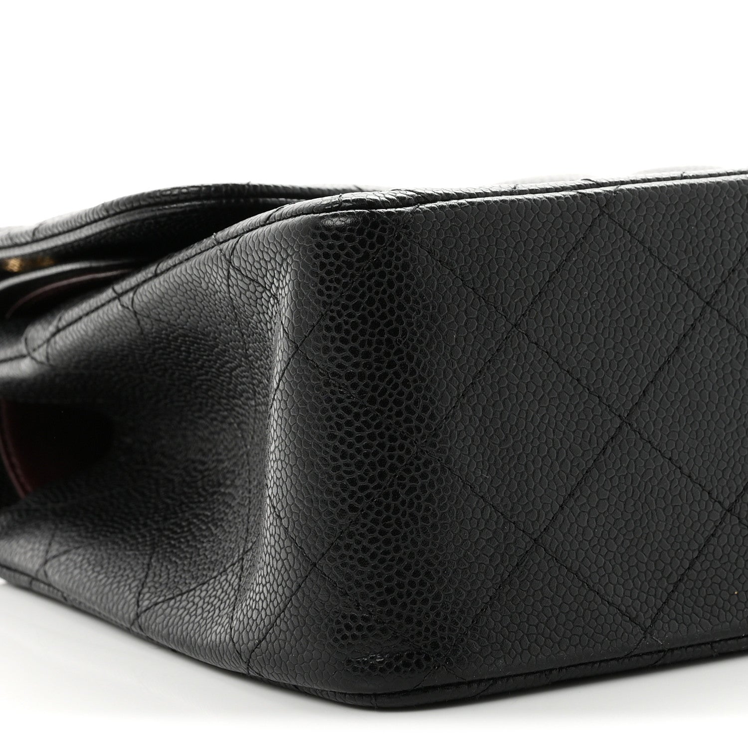 Chanel Caviar Quilted Jumbo Double Flap Black 9 of 10