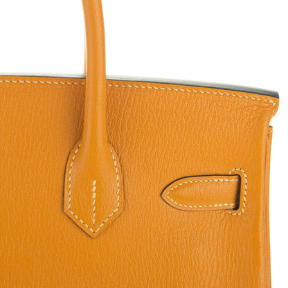 Hermes Chevre Mysore Horseshoe Birkin 30 Curry Raisin 16 of 23