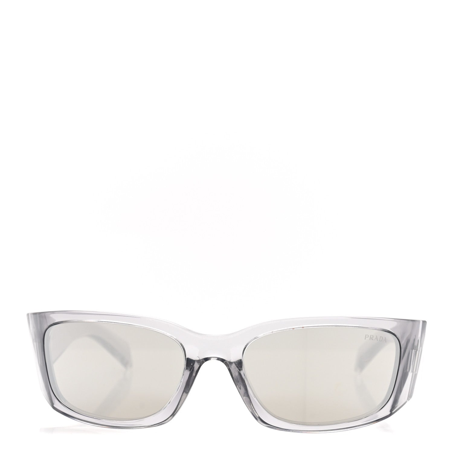 Prada Acetate Symbole Sunglasses SPR A19 Transparent Grigio