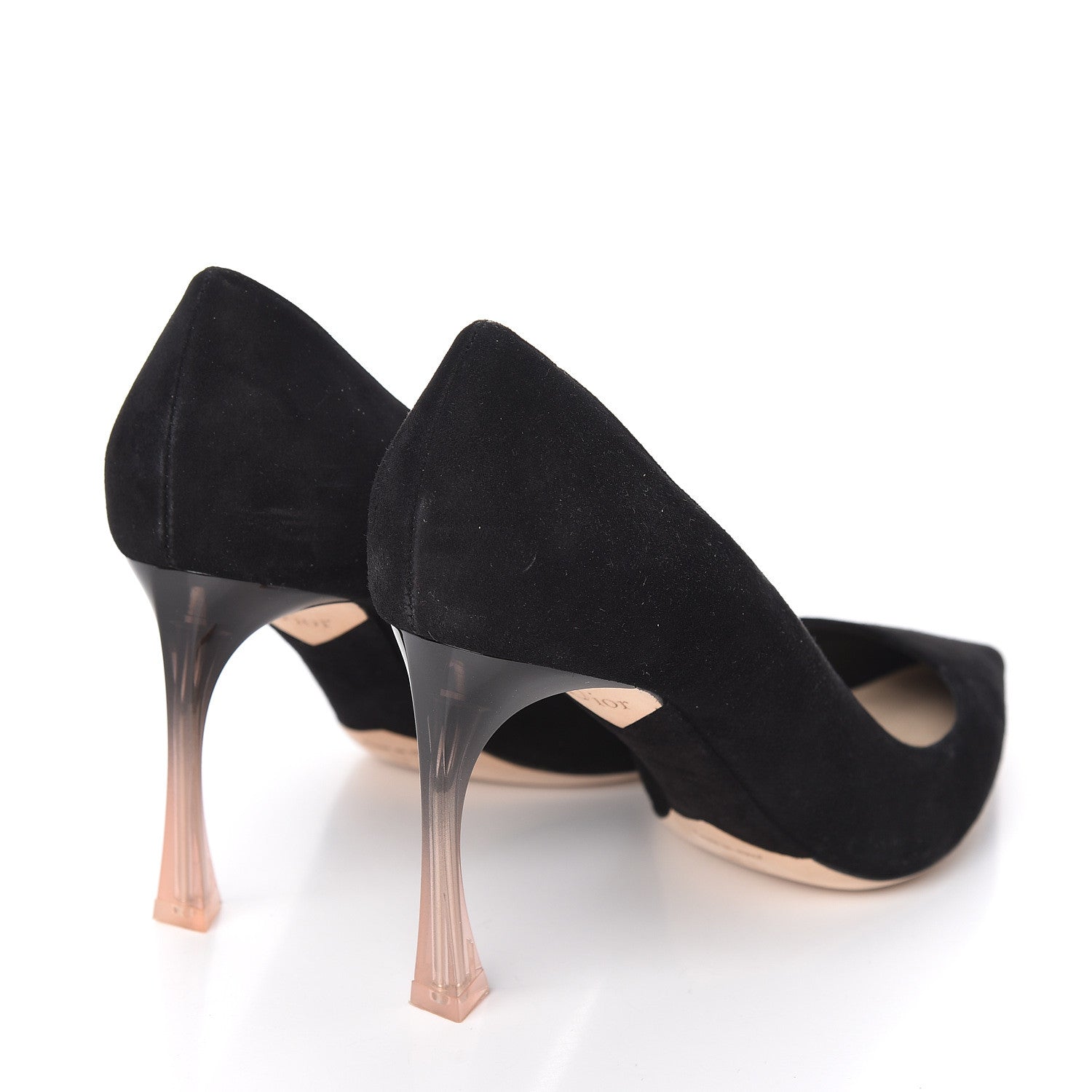 Christian Dior Suede Songe Pumps 38 Black 4 of 11