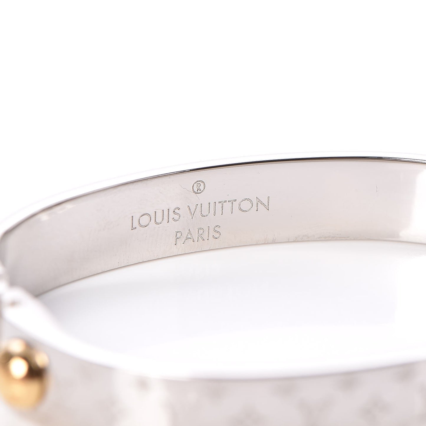 Palladium Monogram Nanogram Cuff S