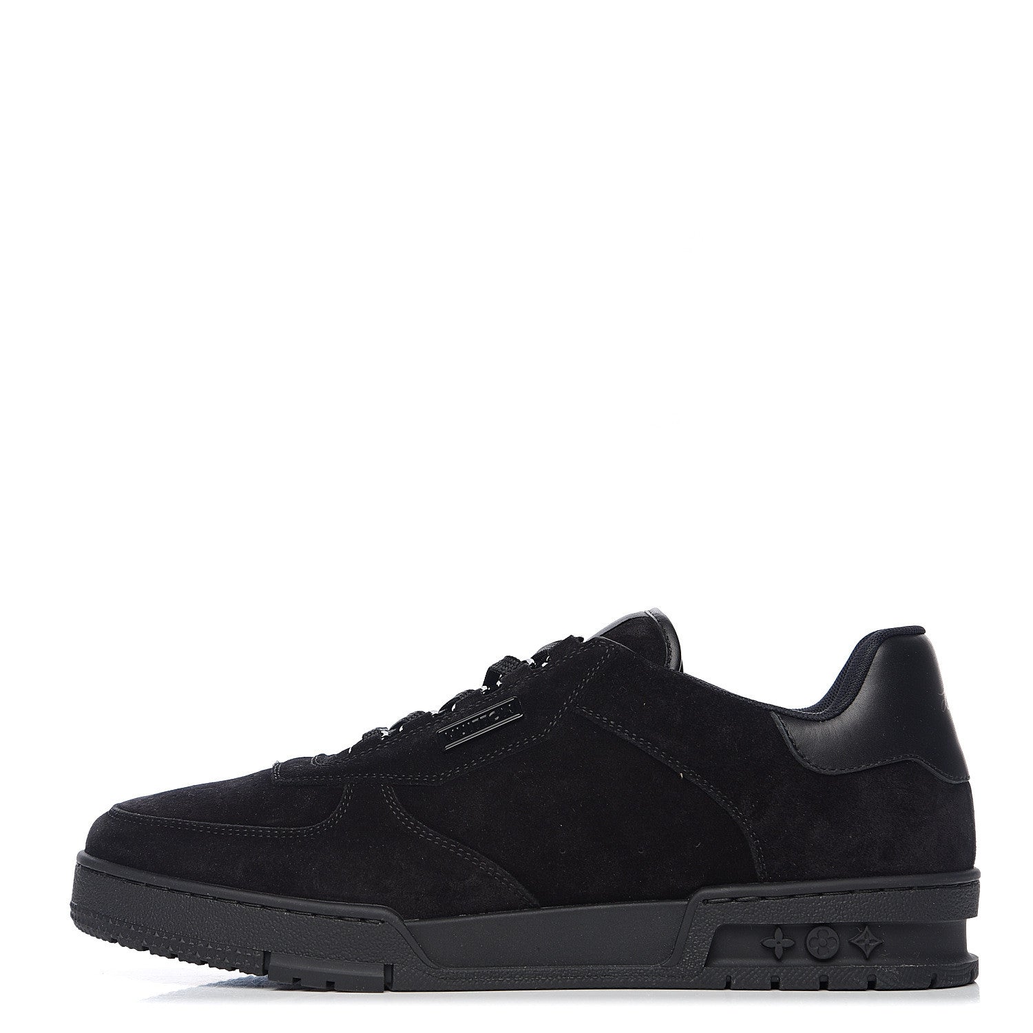Louis Vuitton Suede Uniform Sneakers 9.5 Black 1 of 6