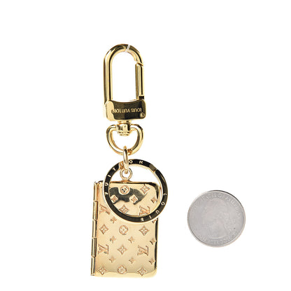 Louis Vuitton Love Note Envelope Bag Charm Key Holder Gold 2 of 4