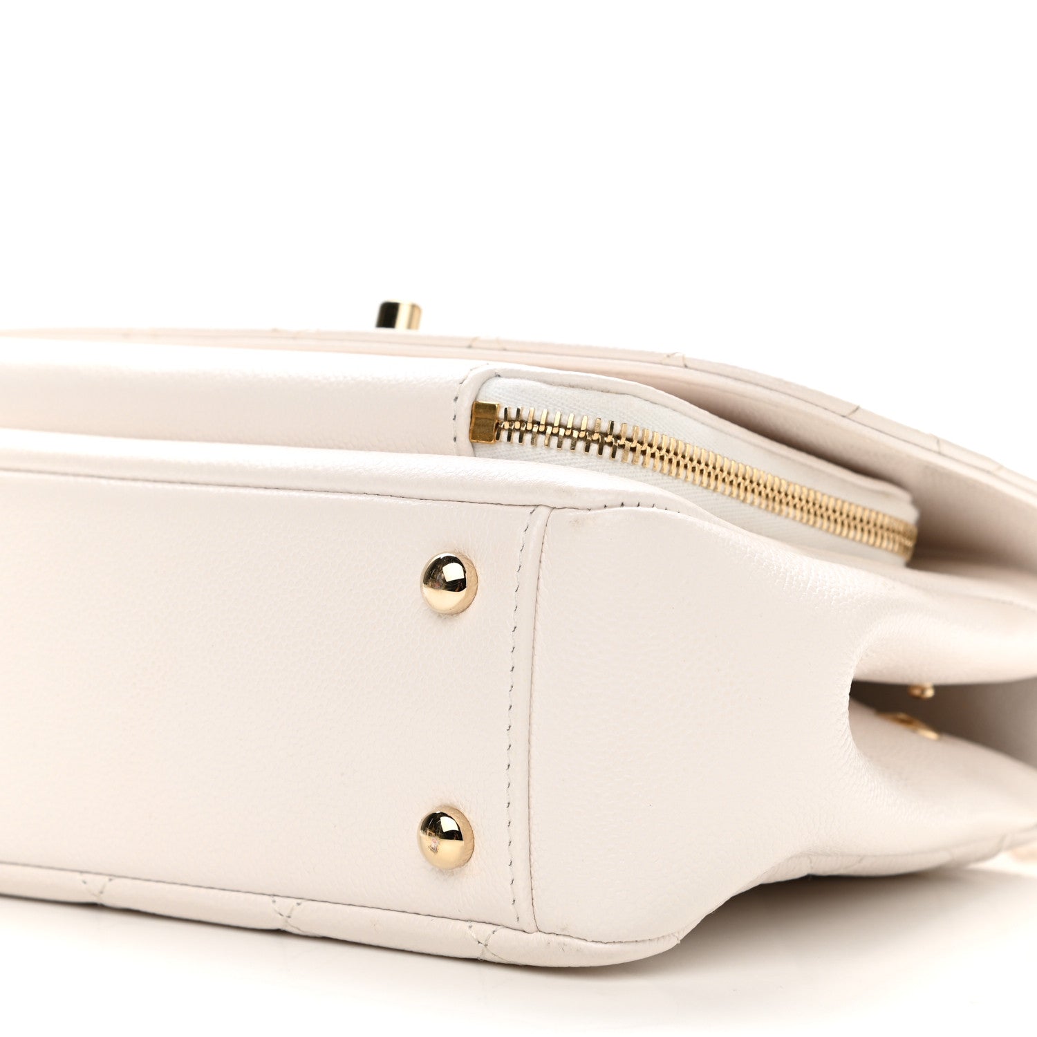 Chanel Caviar Quilted Medium Business Affinity Flap White 10 of 12