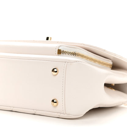 Chanel Caviar Quilted Medium Business Affinity Flap White 10 of 12