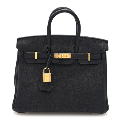 Hermes Togo Birkin 25 Black 1 of 11