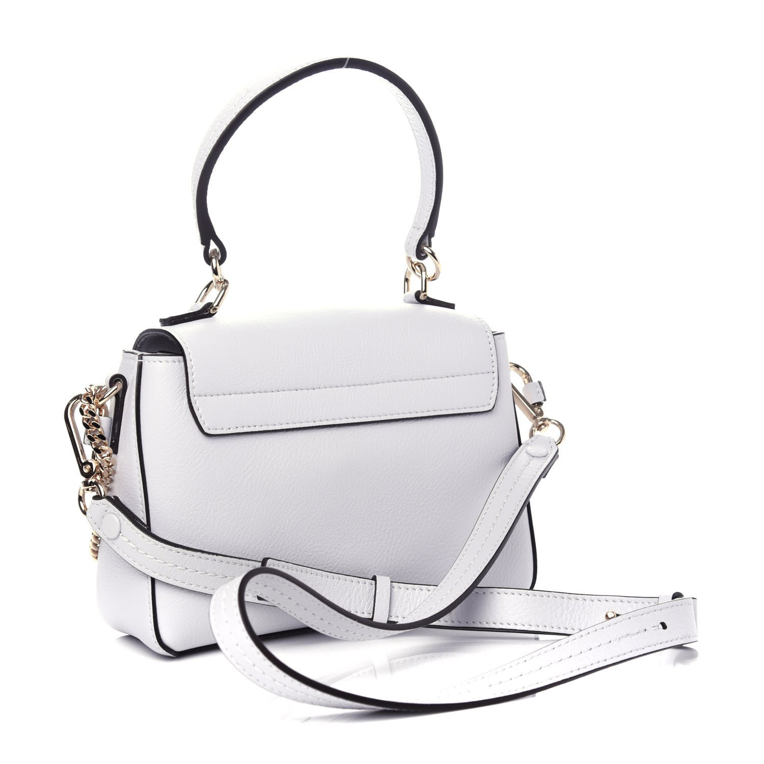 Chloe Calfskin Small Faye Day Shoulder Bag Light Cloud 3 of 10