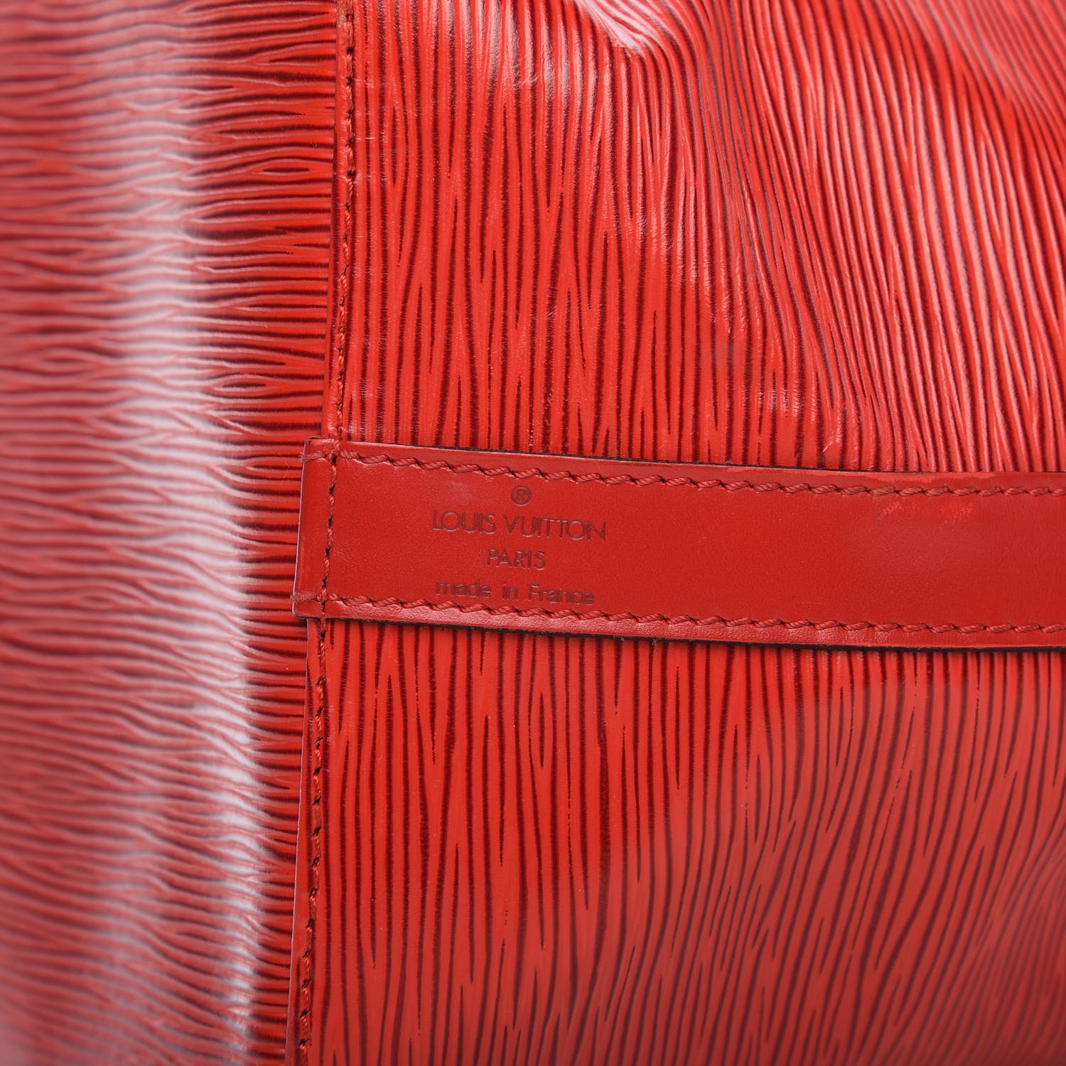 Louis Vuitton Epi Petit Noe Castillan Red 8 of 9