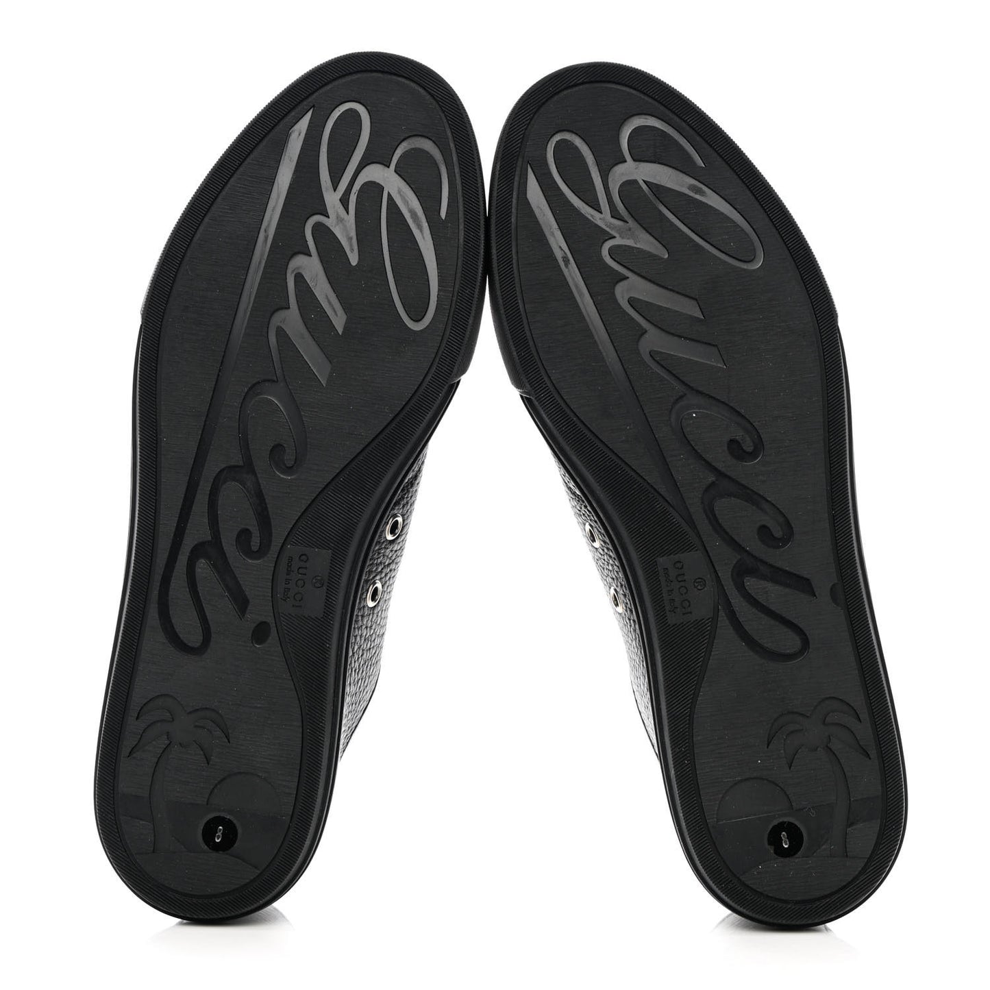 Nappa Mens Low Top Sneakers 8 Black