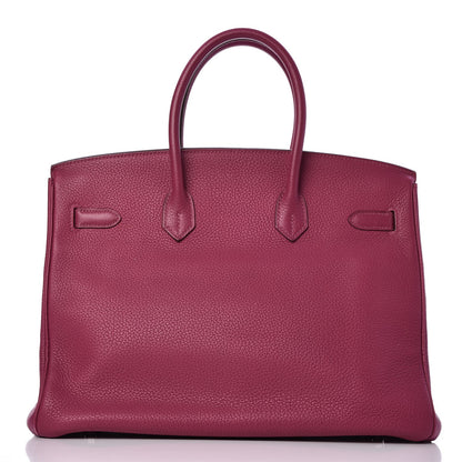 Hermes Taurillon Clemence Birkin 35 Tosca 4 of 36