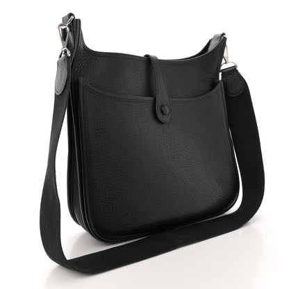 Hermes Taurillon Clemence Evelyne II PM Black 3 of 13
