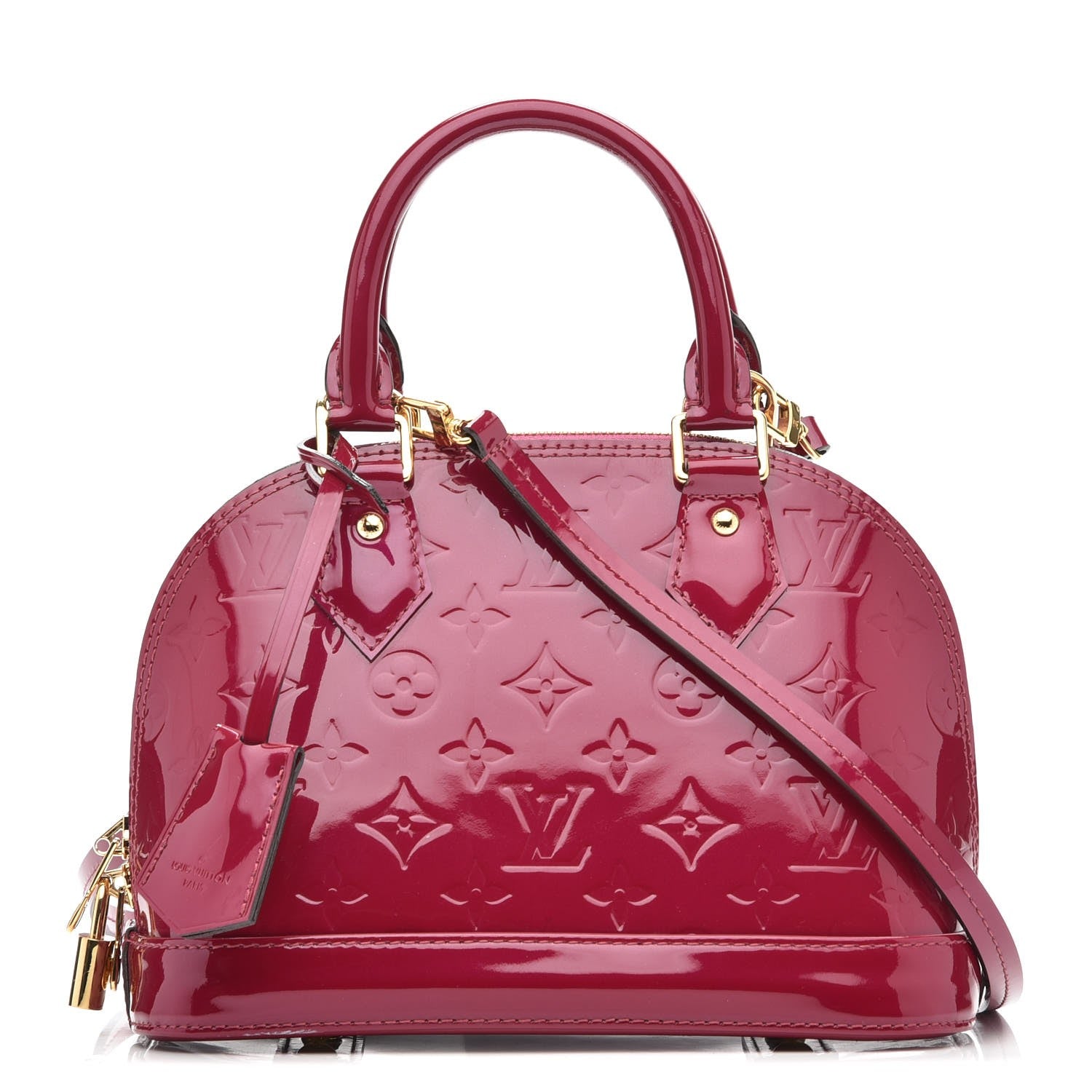 Louis Vuitton Vernis Alma BB Magenta 1 of 9