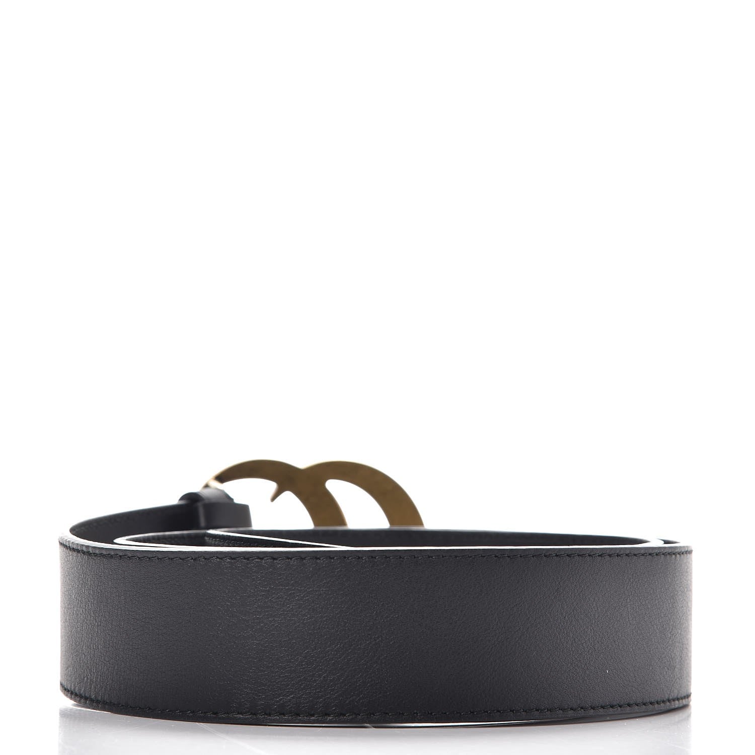 Gucci Calfskin Double G 40mm Belt 90 36 Black 4 of 8